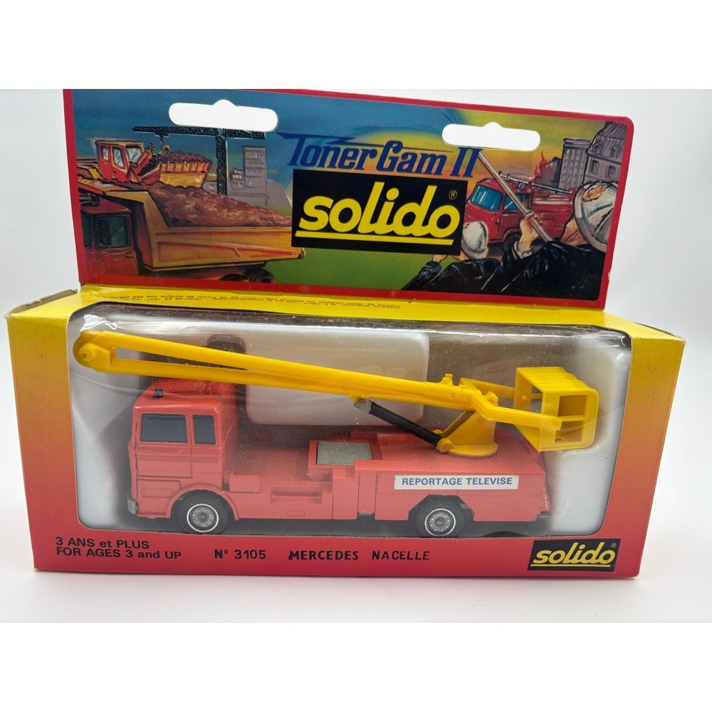 Solido Mercedes‎ Nacelle No. 3105 Diecast Aerial Platform Truck 1:50